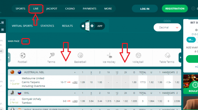 22Bet Live 1